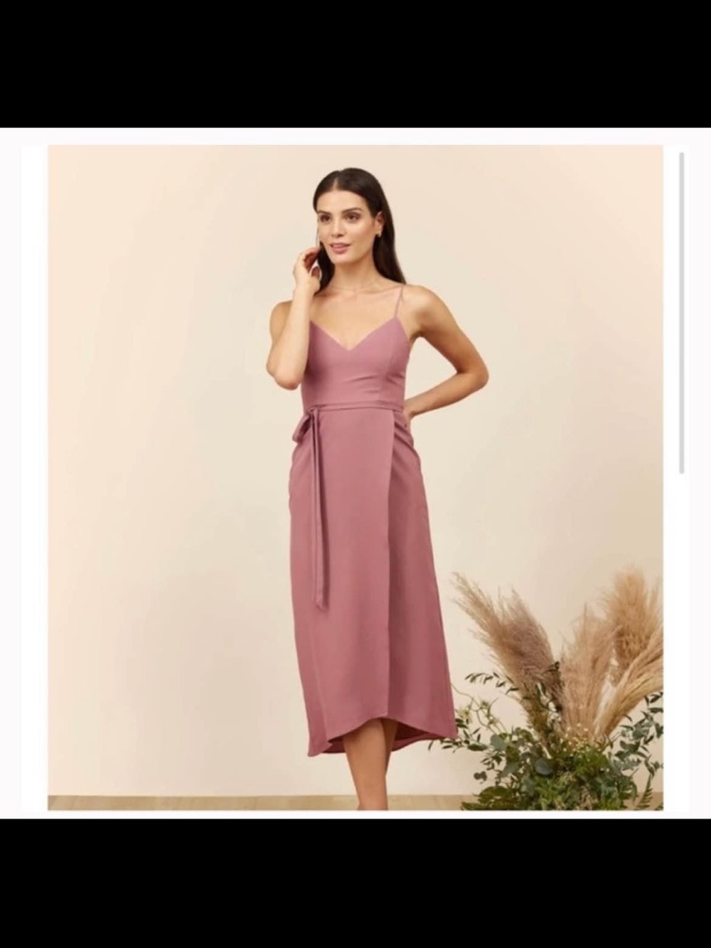 Park & Fifth Abbott Dress Mauve Medium M Like New
